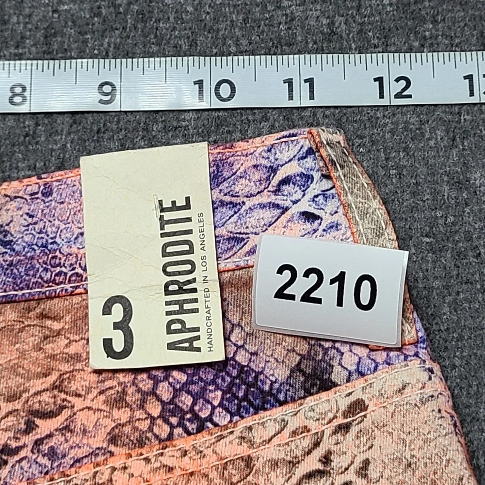 Aphrodite Snake Print High Rise Skinny Jeans Women Size‎ 3 26 Multi Color
